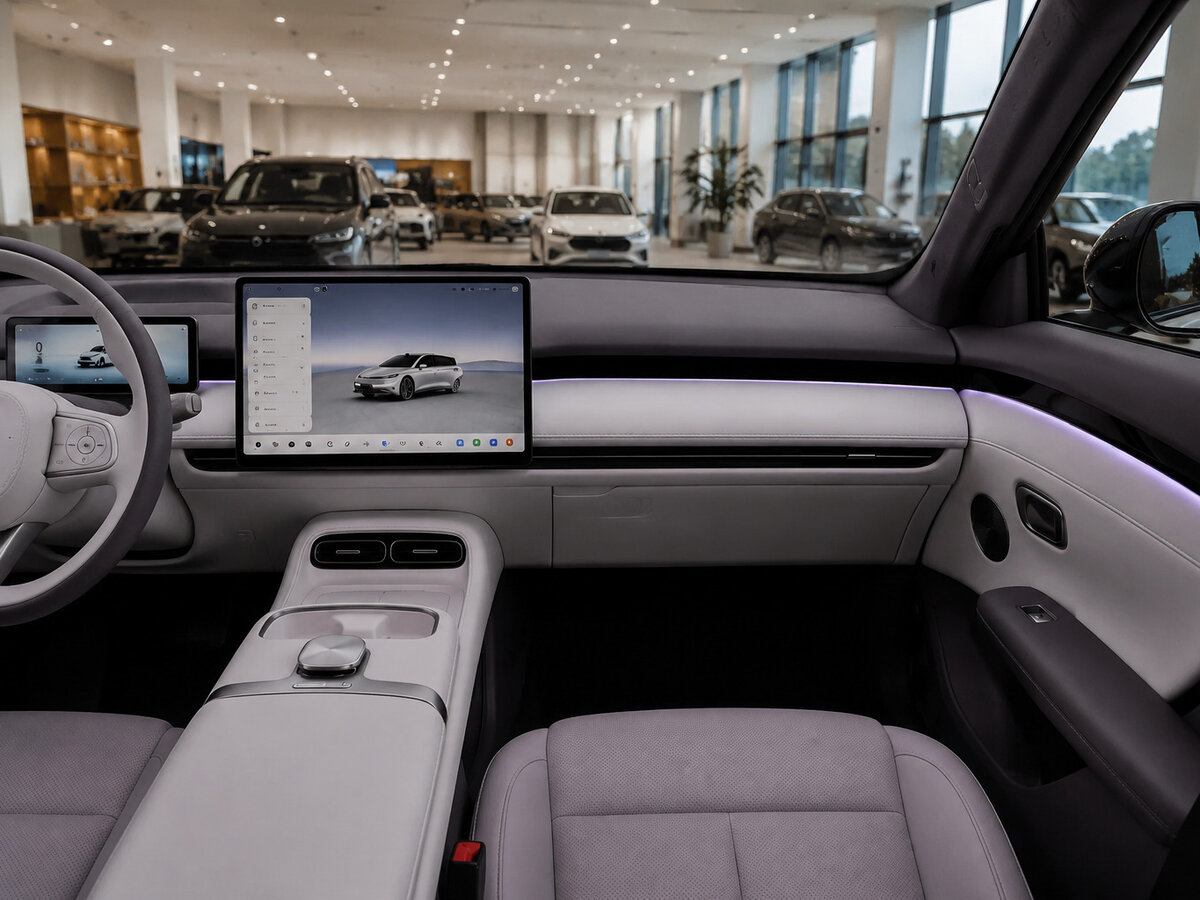 Интерьер Changan Qiyuan A06